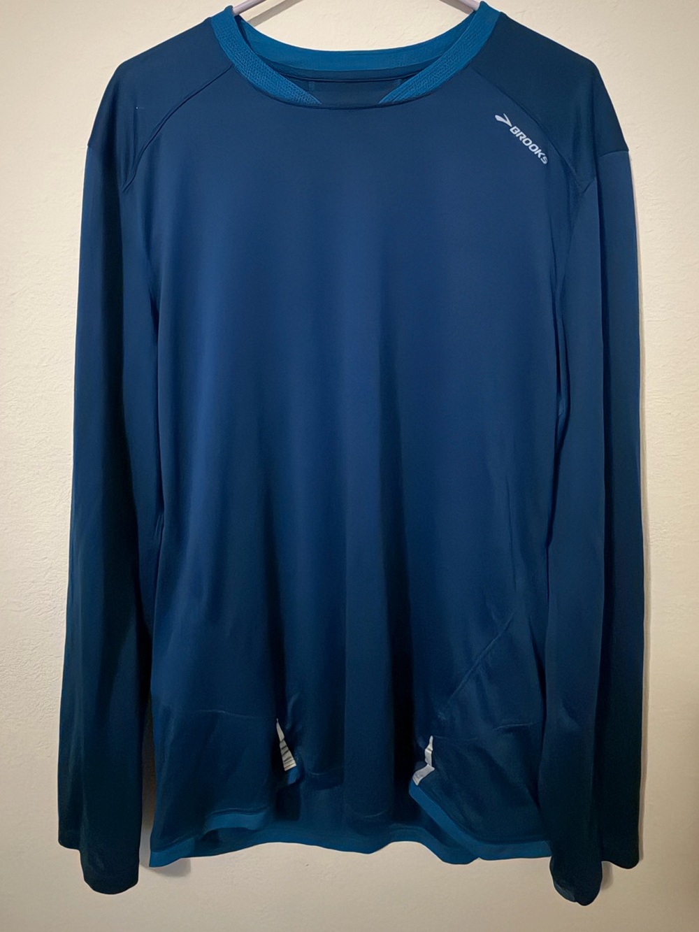 Brooks Infiniti Running Mesh Pullover Blue Mens XL
